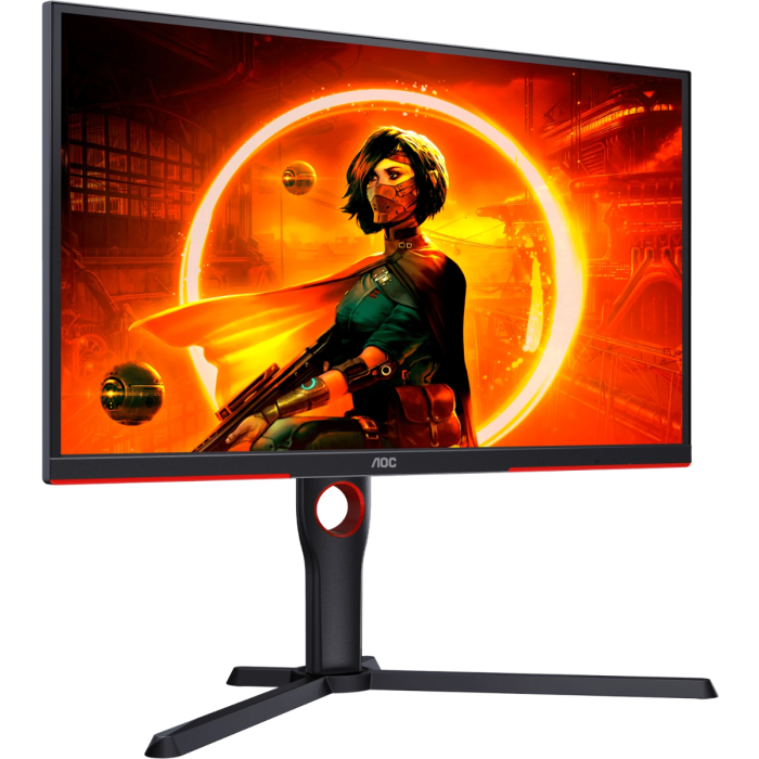 Monitor AOC 25G3ZM (24.5'', VA, 1920x1080, 240Hz, 2xHDMI, DP, crna s crvenim detaljima)-2
