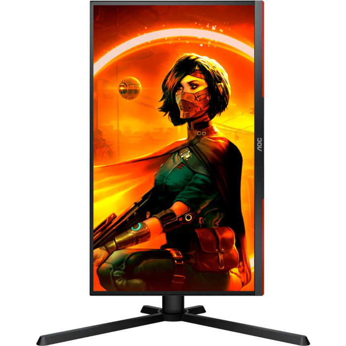 Monitor AOC 25G3ZM (24.5'', VA, 1920x1080, 240Hz, 2xHDMI, DP, crna s crvenim detaljima)-4