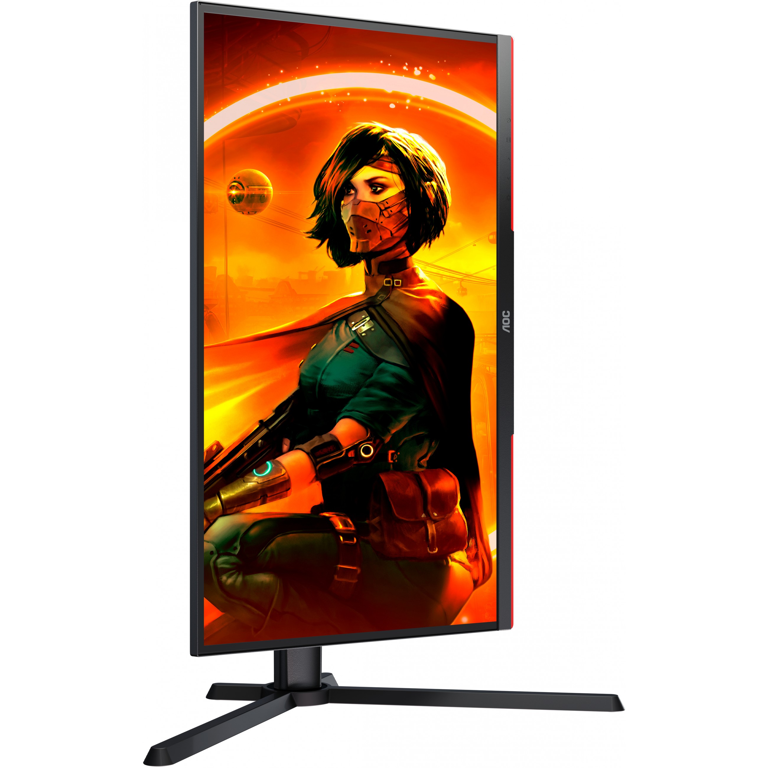 Monitor AOC 25G3ZM (24.5'', VA, 1920x1080, 240Hz, 2xHDMI, DP, crna s crvenim detaljima)-12