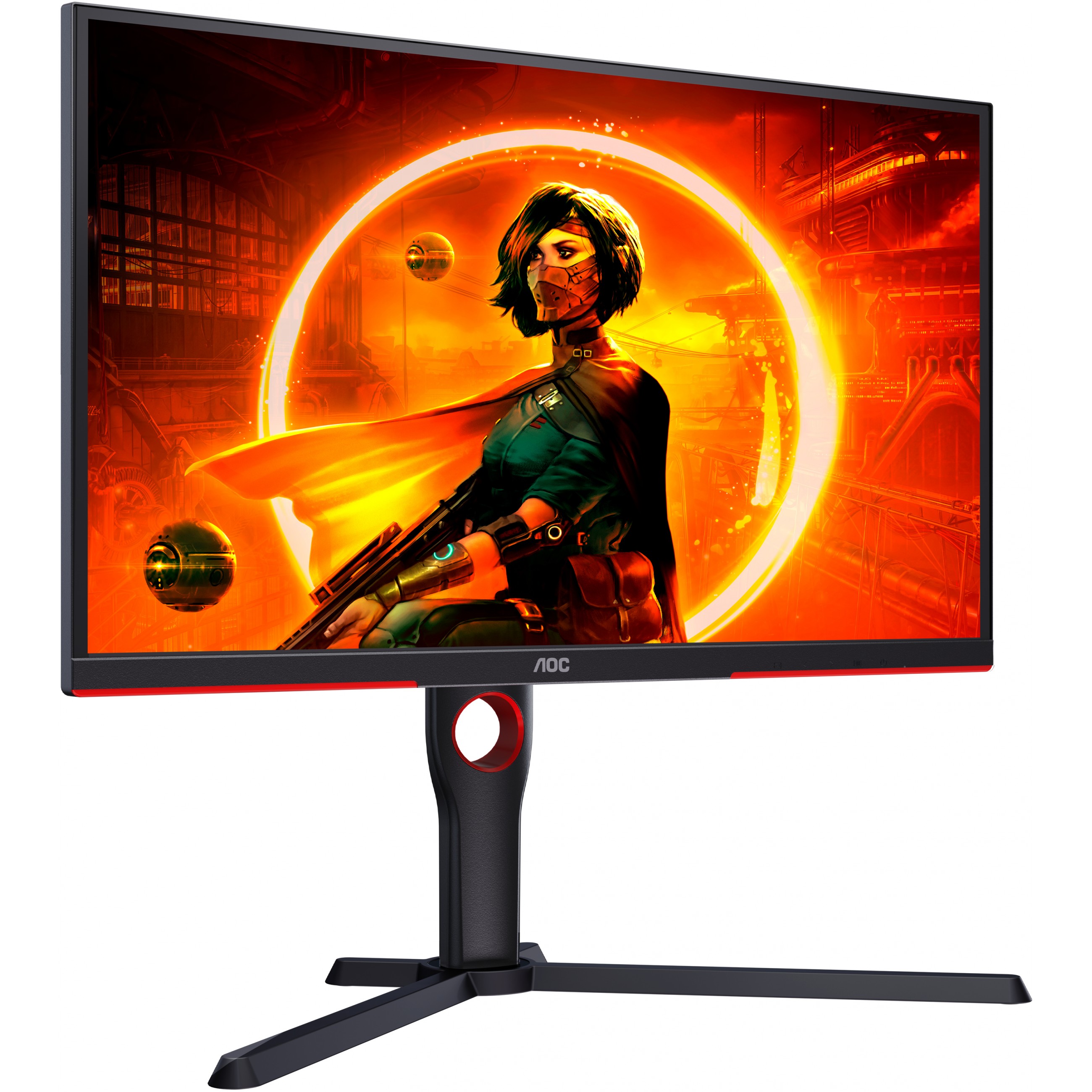 Monitor AOC 25G3ZM (24.5'', VA, 1920x1080, 240Hz, 2xHDMI, DP, crna s crvenim detaljima)-19