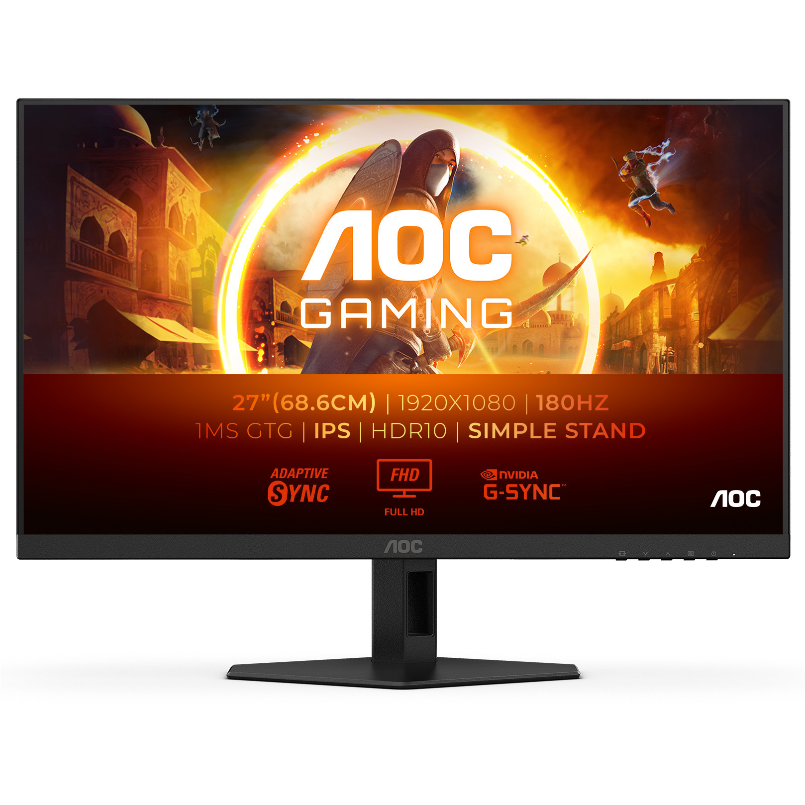 AOC 27G4XE 27" IPS 180Hz gaming monitor-9