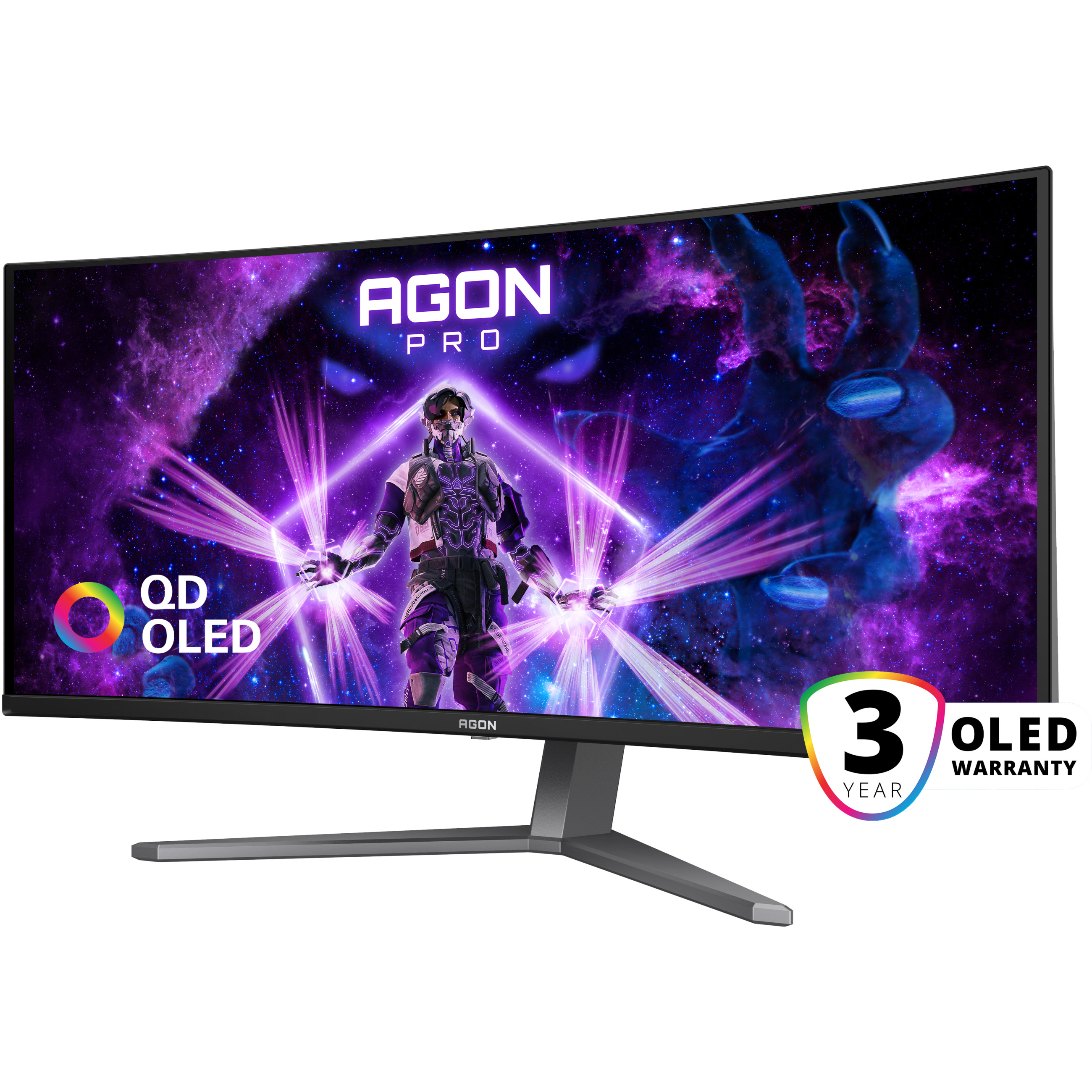 Monitor AOC AG346UCD (34" QD-OLED, 175Hz, 3440x1440 UWQHD, zakrivljeni) crni-22