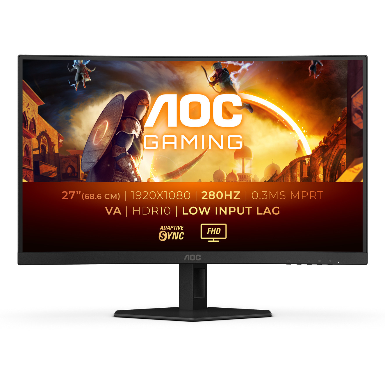 Monitor AOC 27G4XE (27" IPS, 280Hz, 1920x1080 FHD) crni-1
