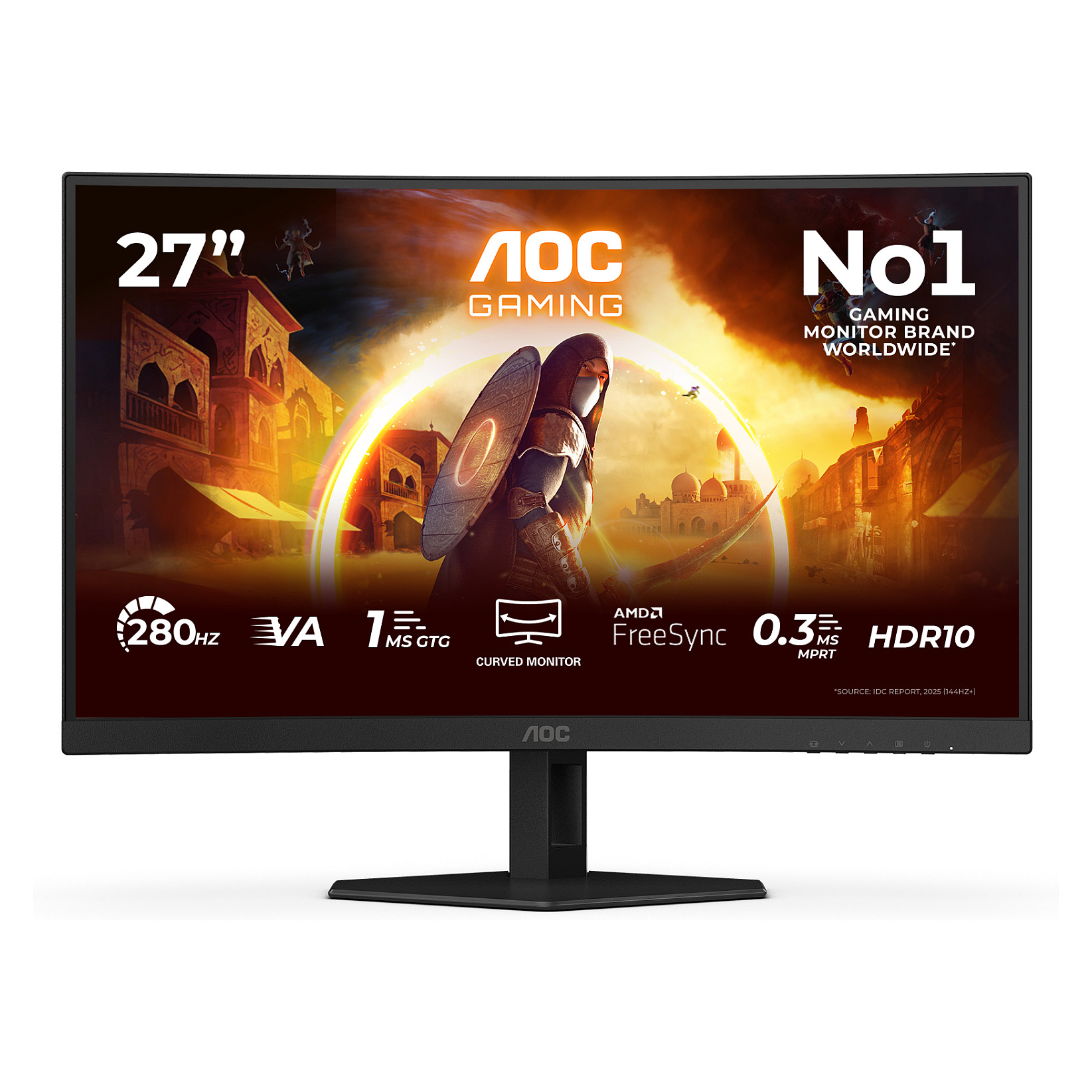 Monitor AOC 27G4XE (27" IPS, 280Hz, 1920x1080 FHD) crni-15