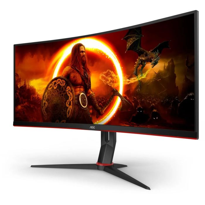 Gaming monitor AOC LED 34", CU34G2XP, HDMIx2, DP, 180Hz, 1ms-0