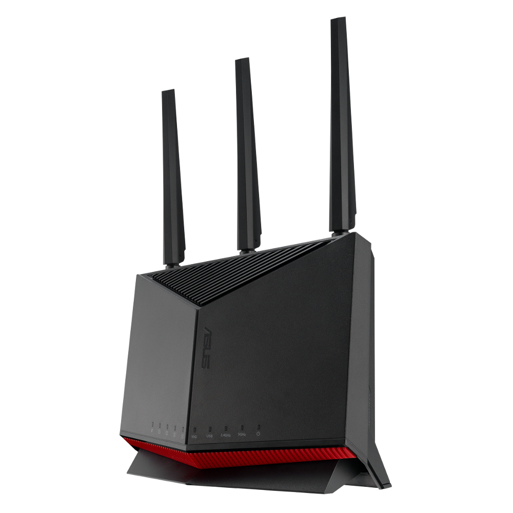 Router ASUS RT-BE86U (Dual Band WiFi 7, 1 x 10G WAN/LAN, 3 x 2.5G LAN, USB 3.2 Gen1, USB 2.0 Gen1)