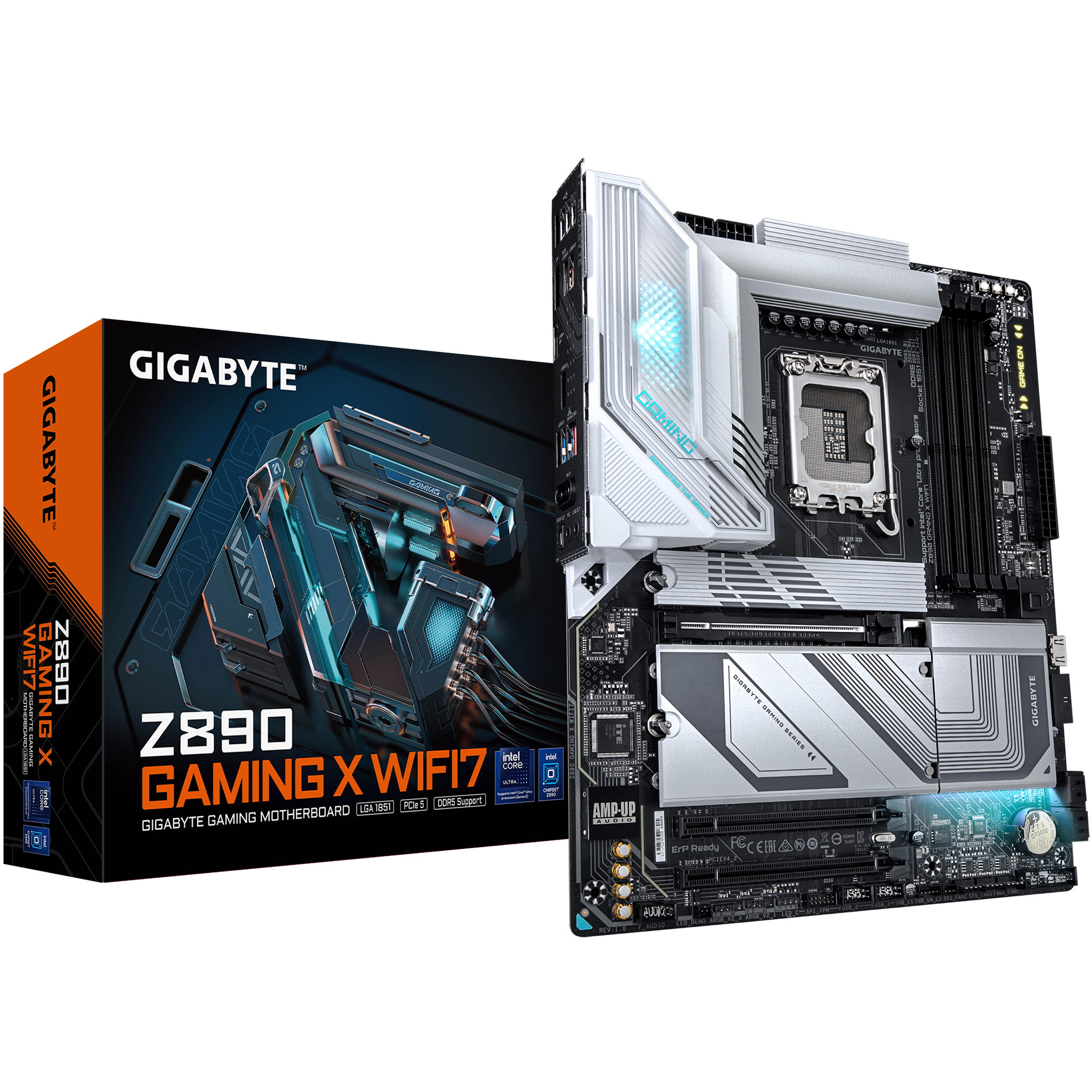 Matična ploča GIGABYTE Z890 GAMING X WIFI7 (DDR5, LGA1851, Intel® Z890 Express Chipset, 4 x DDR5 DIMM, Realtek® 2.5GbE LAN)-9