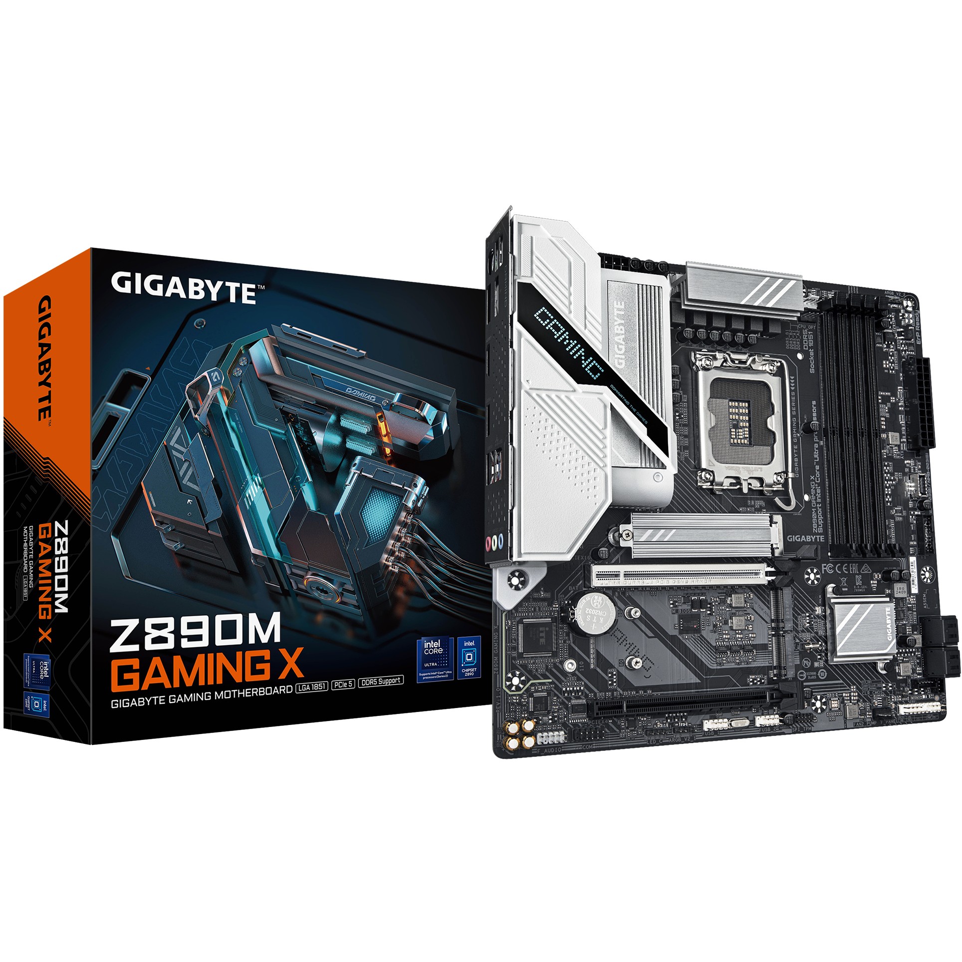 Matična ploča GIGABYTE Z890M GAMING X (DDR5, LGA1851, Intel® Z890 Express Chipset, Realtek® 2.5GbE LAN, Realtek® Audio CODEC)-5