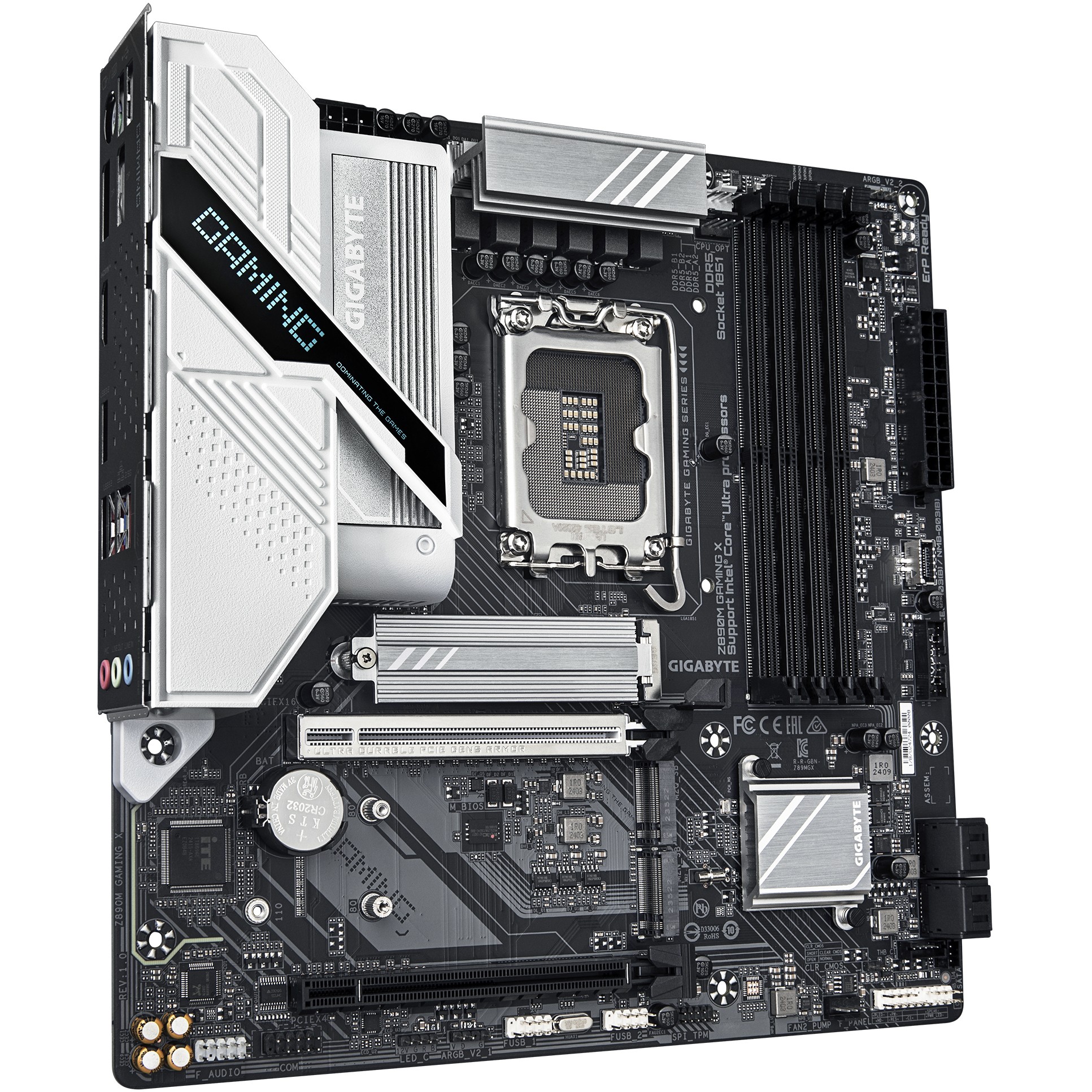 Matična ploča GIGABYTE Z890M GAMING X (DDR5, LGA1851, Intel® Z890 Express Chipset, Realtek® 2.5GbE LAN, Realtek® Audio CODEC)-8