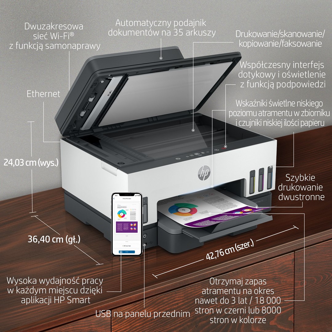 HP Smart Tank 790 All-in-One, 4WF66A-17
