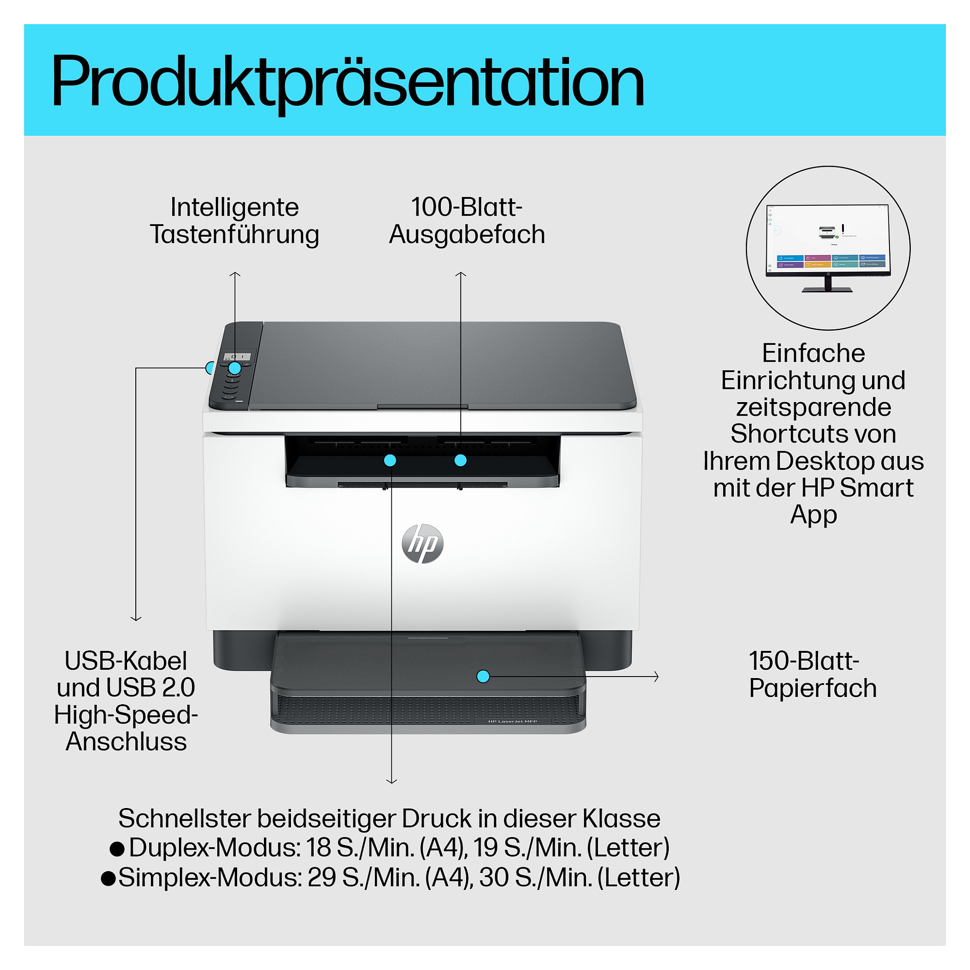 Višenamjenski uređaj HP LASERJET MFP M234d 8J9K4F (laser, do 29 ppm, ADF, skeniranje do 600 dpi)-12