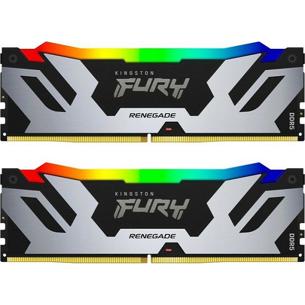 RAM KINGSTON FURY Renegade RGB 32GB 6400MT/s DDR5 CL32 DIMM (kapacitet 32 GB, brzina 6400MHz, CAS Latency CL32, DIMM 288-pin)-0