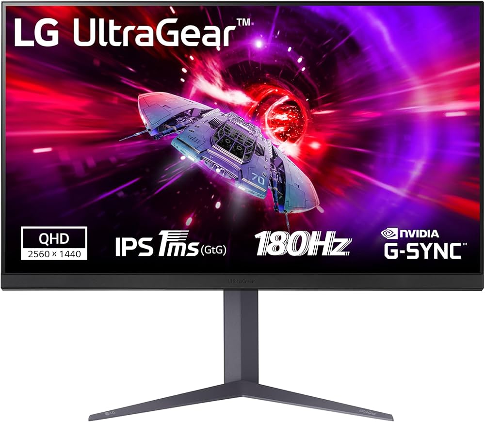 Monitor LG 32" LED IPS, 32GS75, QHD, HDMIx2, DP, 180Hz,1ms-0
