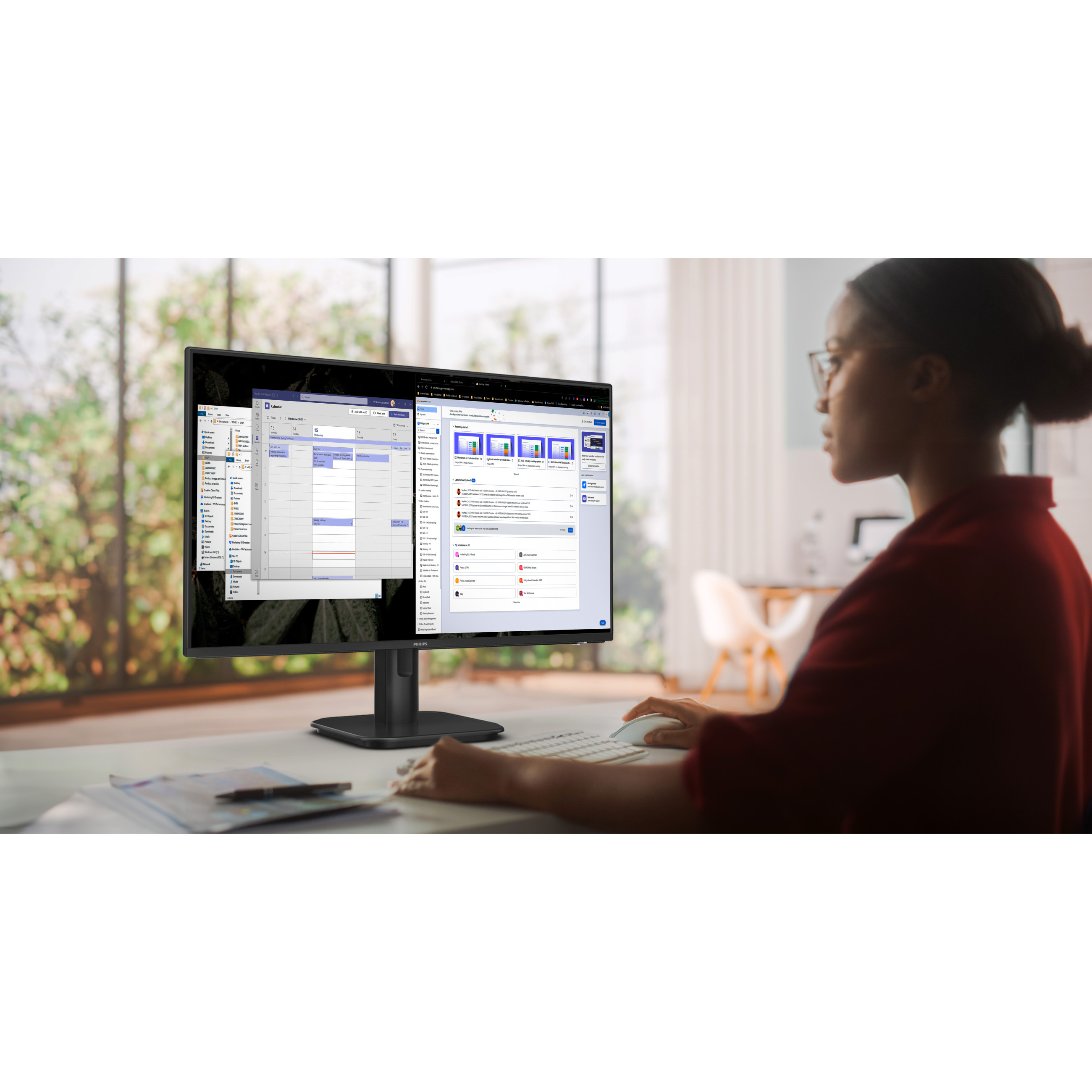 Monitor PHILIPS 27E1N1100A (27" IPS, FHD, 120Hz)-19