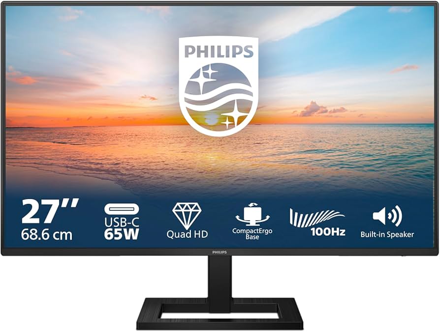 Monitor PHILIPS 27E1N1600AE (27" IPS, QHD, 100Hz)-0