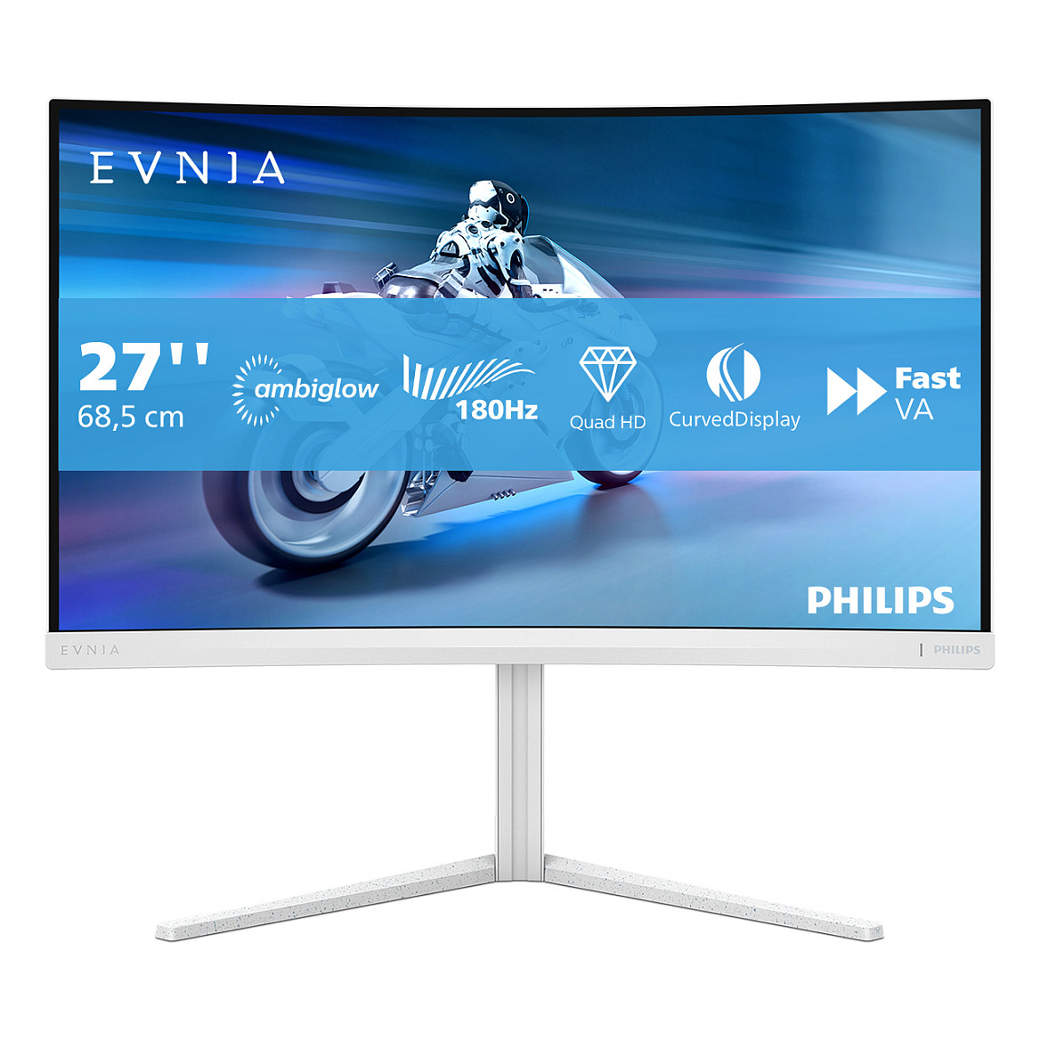 Monitor PHILIPS VA 27M2C5501 27" QHD, 180Hz, 2xHDMI, DP-16