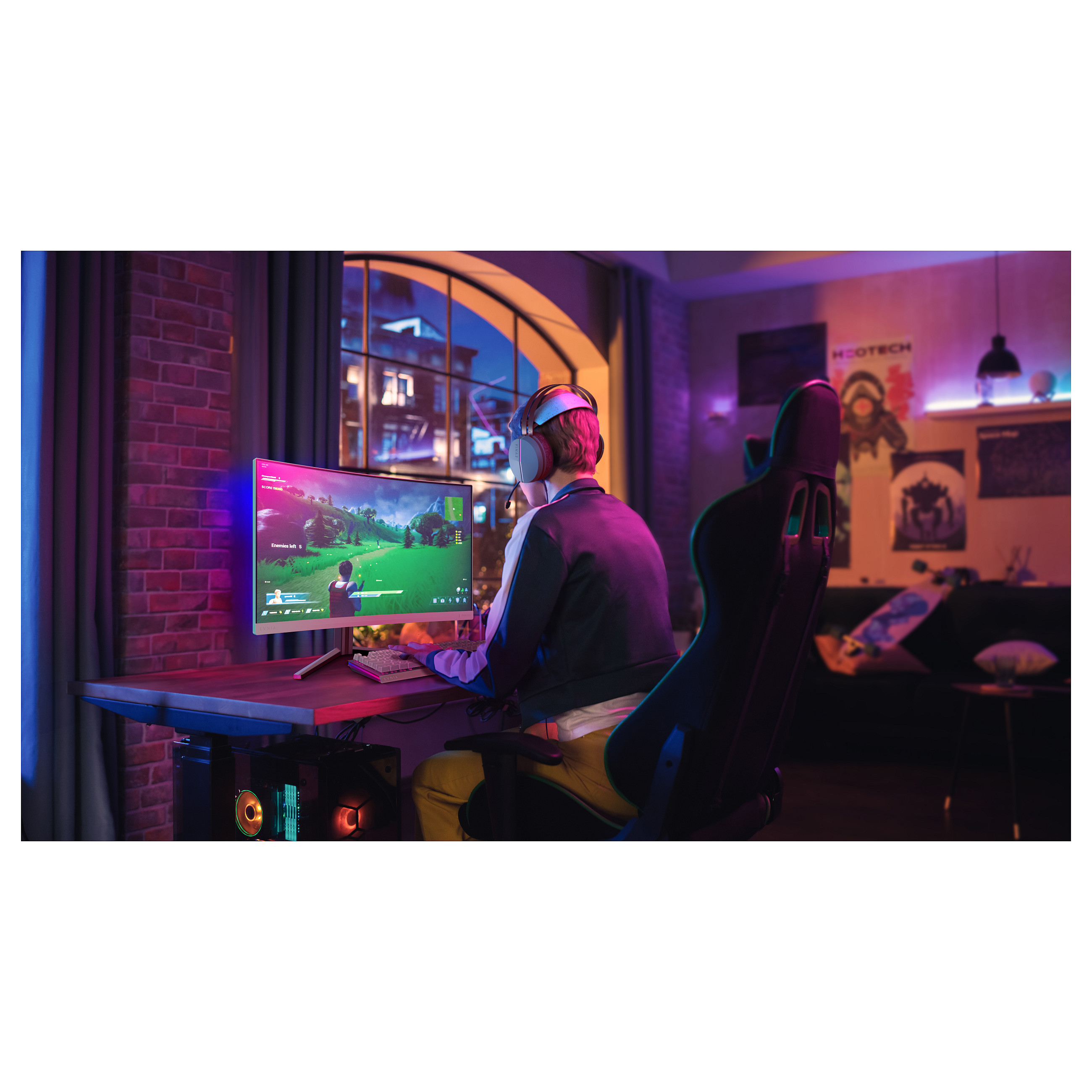 Monitor PHILIPS VA 27M2C5501 27" QHD, 180Hz, 2xHDMI, DP-20