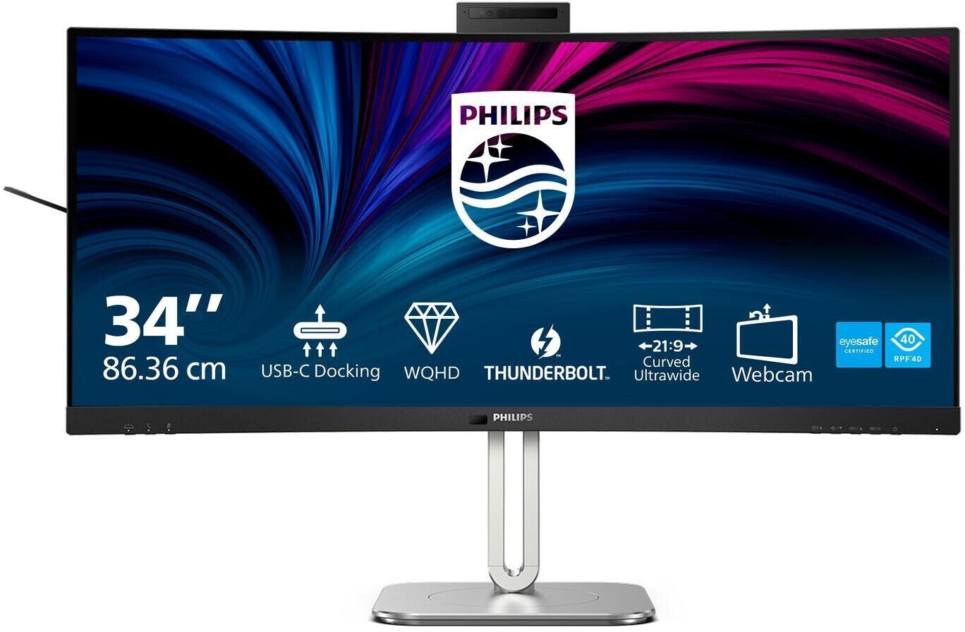 Monitor PHILIPS 34B2U6603CH (34" VA, 120Hz, zakrivljeni)