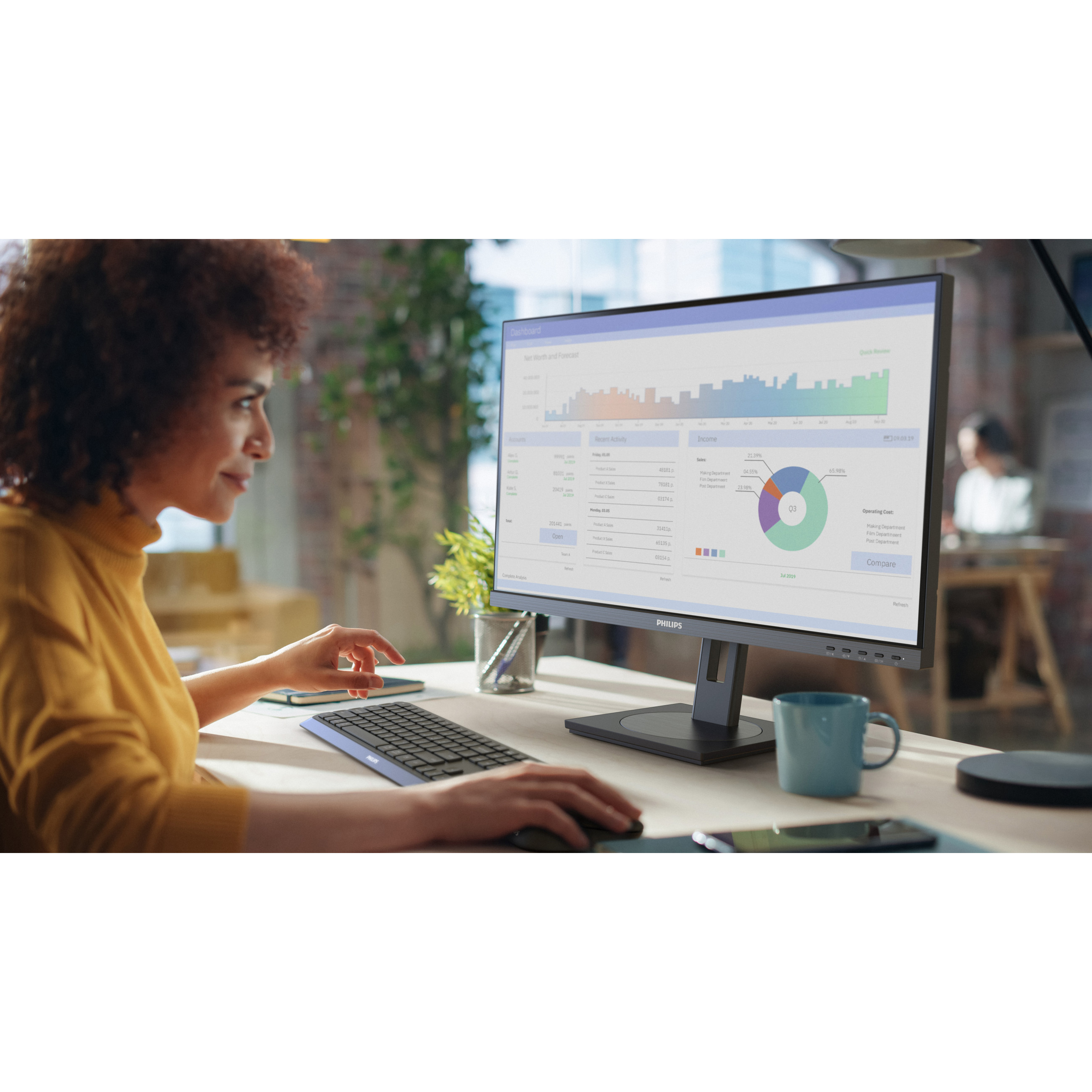 Monitor PHILIPS 27B1N3800 (27" IPS, UHD, 60Hz)-3