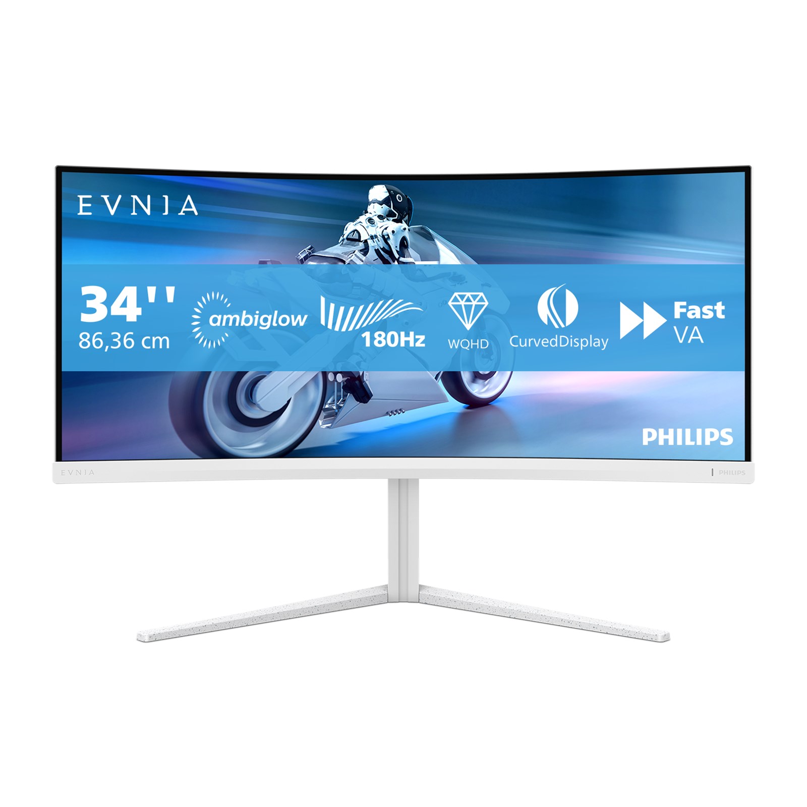 Monitor PHILIPS 34M2C5501A 34" WQHD 180Hz 2xHDMI 2xDP-0