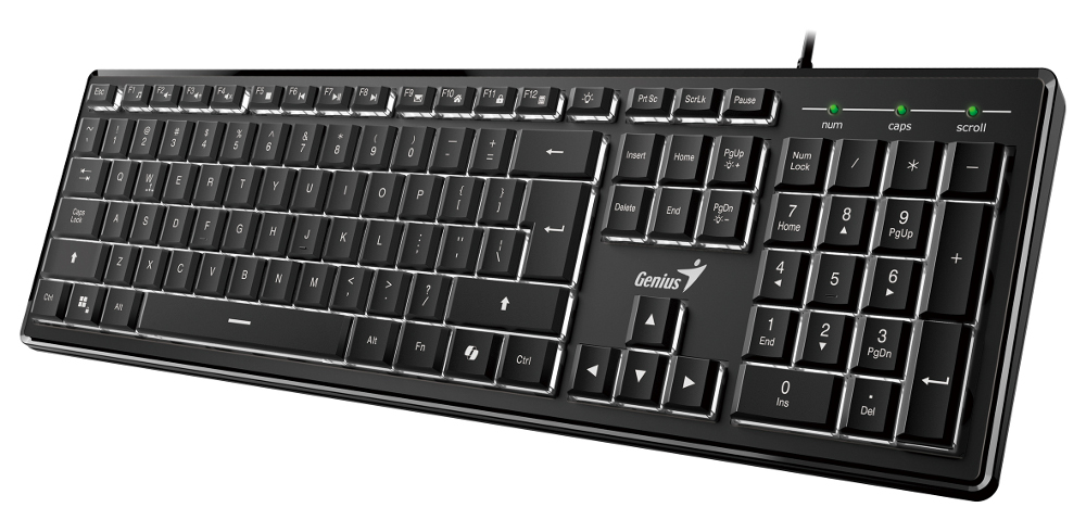 Tipkovnica GENIUS SlimStar 820, USB, crna-0