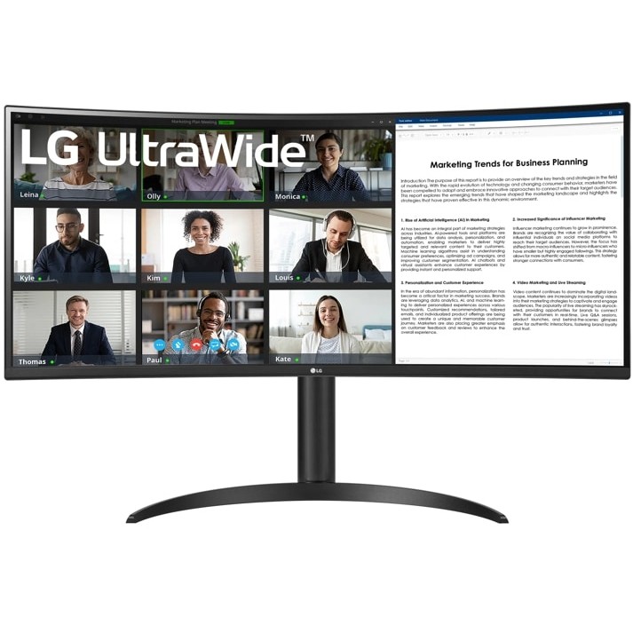 Monitor LG 34WR55QK (34", WQHD, 100Hz, HDR10, 2x HDMI/DP)-0