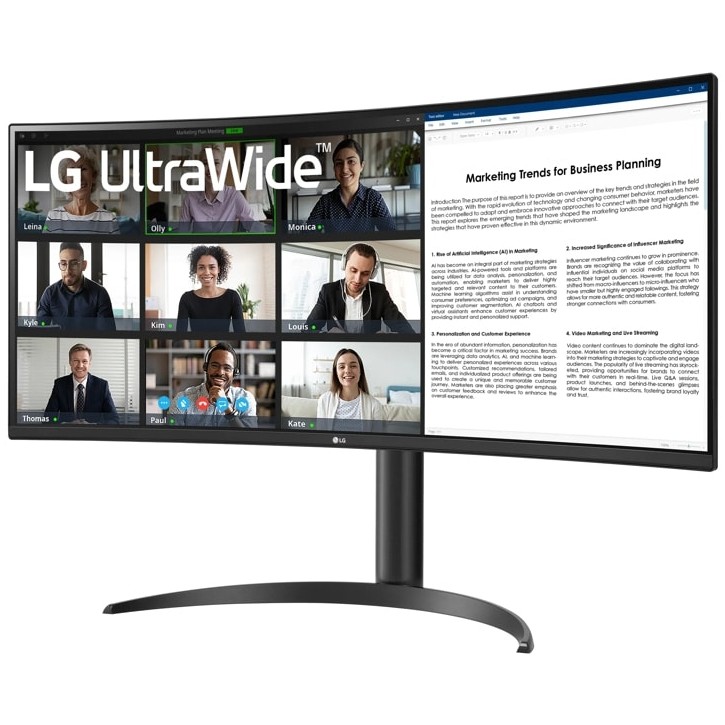 Monitor LG 34WR55QK (34", WQHD, 100Hz, HDR10, 2x HDMI/DP)-3