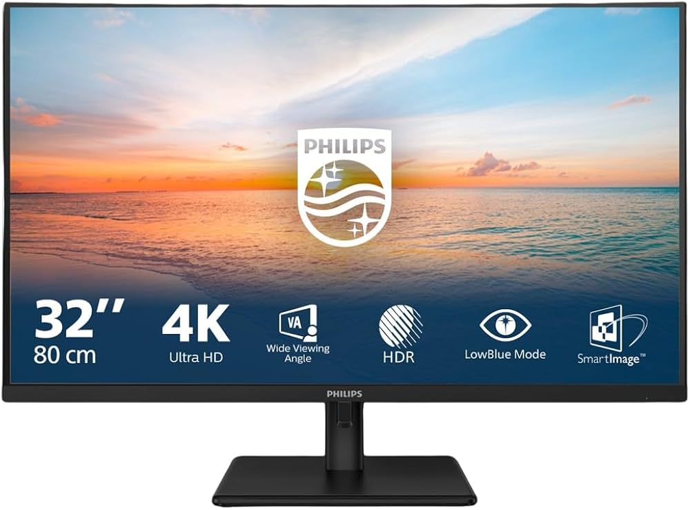 Monitor PHILIPS 32E1N1800LA (31,5" VA, 4K UHD, 60Hz)-0