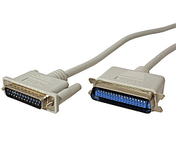Roline paralelni printer kabel, DB25 - C36, M/M, 1.8m sivi
