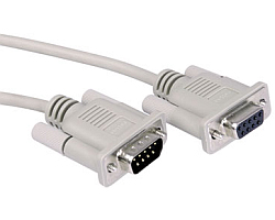 Roline serijski kabel DB9 M/F, 3.0m sivi-1