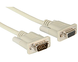 Roline VGA produžni kabel, HD15 F/M, 3.0m sivi-1