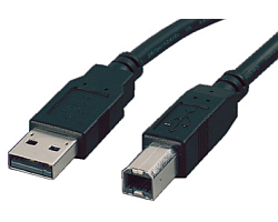 Roline USB2.0 kabel TIP A-B M/M, 1.8m crni-1