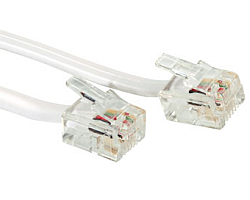 Roline RJ12 (6P4C) telefonski kabel, 15m-0