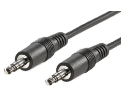 Roline kabel 3.5mm, M/M, 2.0m