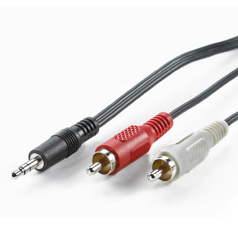 Roline VALUE kabel 3.5mm (M) - 2×chinch (M), 1.5m-1