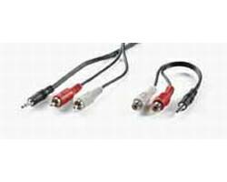Roline VALUE kabel 3.5mm (M) - 2×chinch (M), 1.5m-0