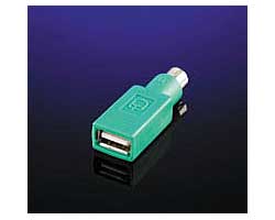 Roline VALUE adapter PS/2 - USB2.0, M/F zeleni-0