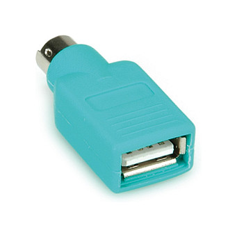 Roline VALUE adapter PS/2 - USB2.0, M/F zeleni-1