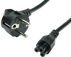 Roline VALUE naponski kabel 3-polni, ravni Compaq IEC320 C5, 1.8m crni