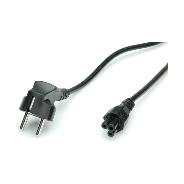Roline VALUE naponski kabel 3-polni, ravni Compaq IEC320 C5, 1.8m crni-3