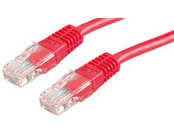 Roline UTP mrežni kabel Cat.5e, 0.5m, crveni-0