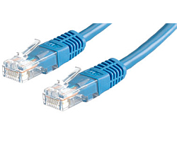 Roline UTP mrežni kabel Cat.5e, 0.5m plavi-0