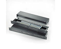 Patch Panel ROLINE Cat.5e/Class D 19" 24-porta STP crni-0