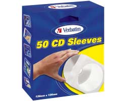 Verbatim CD/DVD papirnate košuljice (pakiranje 50kom.)-0