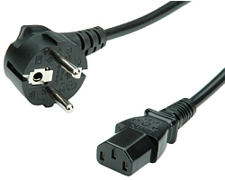 Roline naponski kabel, ravni IEC320 C13, 3.0m crni-1