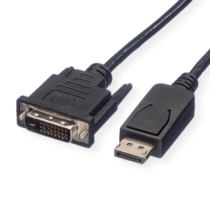 Roline DisplayPort kabel, DP - DVI-D (24+1), M/M, 2.0m crni-0