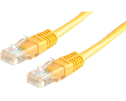Roline VALUE UTP mrežni kabel Cat.6, 0.5m žuti