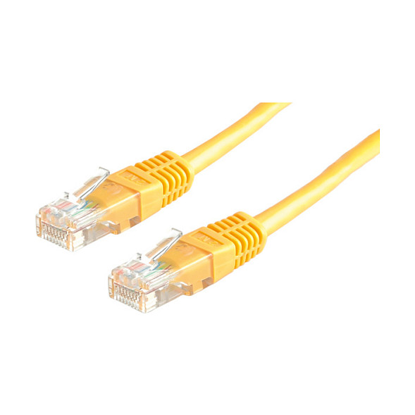 Roline VALUE UTP mrežni kabel Cat.6, 0.5m žuti-2