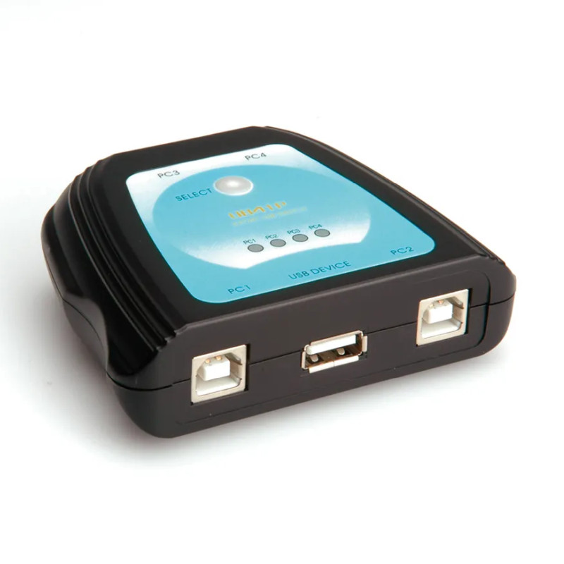 Roline VALUE printer preklopnik 4-portni USB2.0, ručni-3
