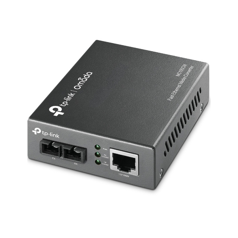 TP-Link 100M optički pretvarač, 10/100M RJ45 u 100M multi-mod SC, Full-duplex, do 2km-4